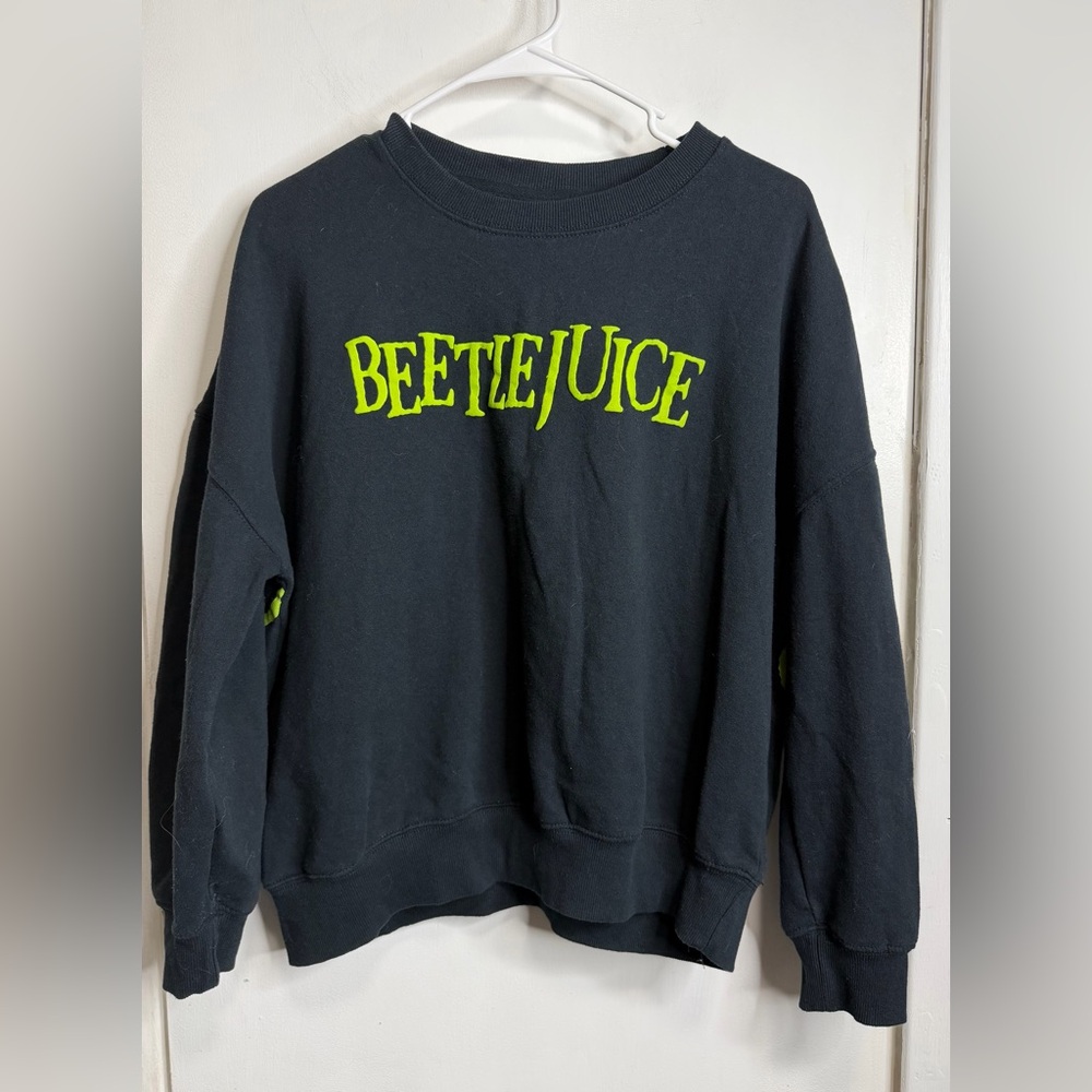 Beetlejuice Graphic Pullover Sweatshirt